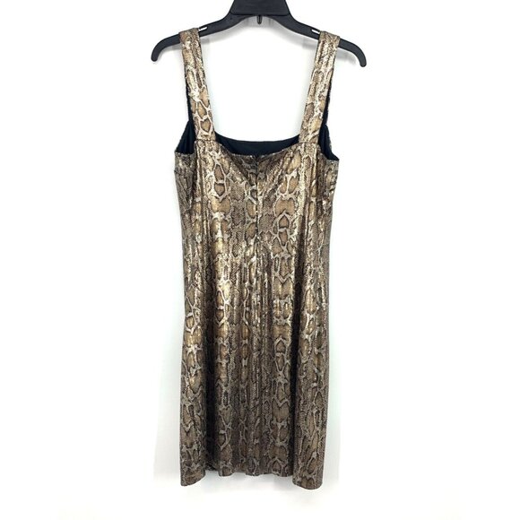 L'AGENCE Dress Auden Sequin Leopard Sleeveless Mini *** - Picture 10 of 15